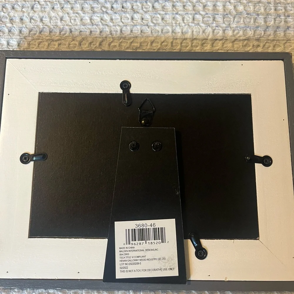 Malden Gray and Cream Picture Frame